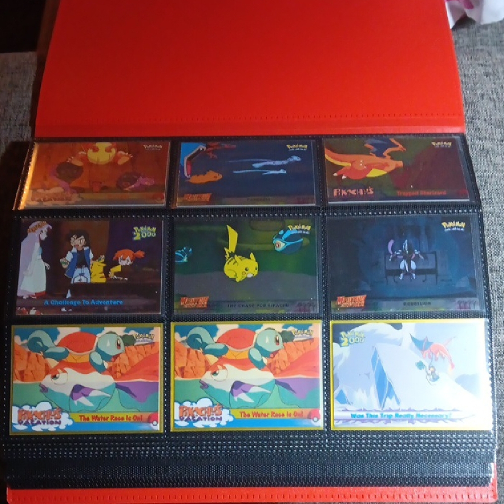 Pokemon Red and Blue Video Game Cartridges Collection